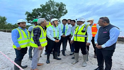 Jaishankar visits Indian infra company's road project site in Guyana