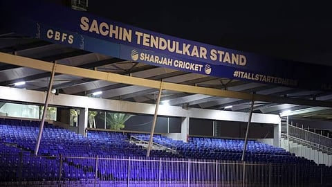 Iconic Sharjah stadium stand named after Sachin Tendulkar on his 50th birthday