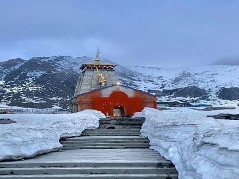 Snowfall, rain continue at Badrinath, Kedarnath; pilgrims asked to take precautions