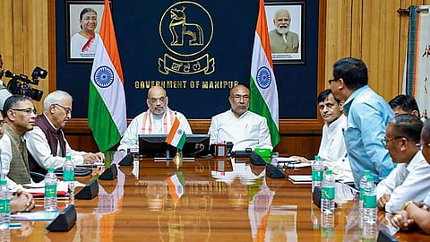 Shah meets women leaders, prominent people, Meitei and Kuki groups in Manipur