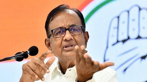 Senior Congress leader P Chidambaram