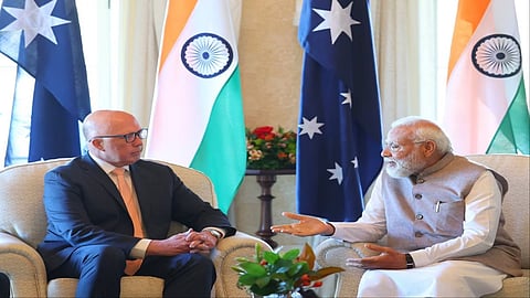 PM Modi meets Aus Leader of Opposition Peter Dutton; welcomes bipartisan support for bilateral ties
