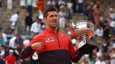 Novak Djokovic wins his 23rd Grand Slam title by beating Casper Ruud in the French Open final