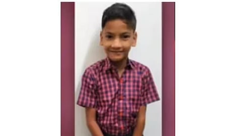 The boy killed by stray dogs in Kerala.