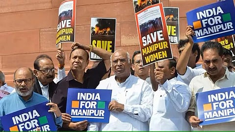 Congress gave a notice on moving a no-confidence motion