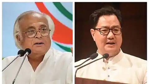 Jairam Ramesh and Kiran Rijiju