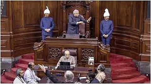 Opposition MPs walkout from RS over Manipur issue