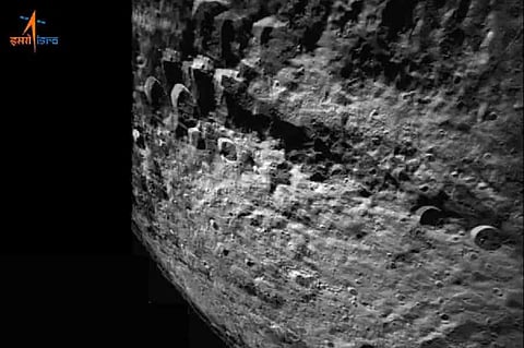 ISRO releases images of the Moon captured by Chandrayaan-3's Lander