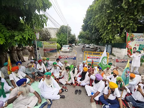 Punjab farmers' protest: Security tightened at inter-state borders