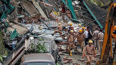The house collapsed near Joshimath