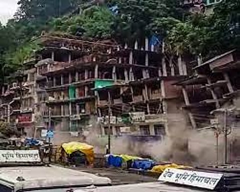 Himachal rains: Eight buildings collapse in Kullu, no casualties