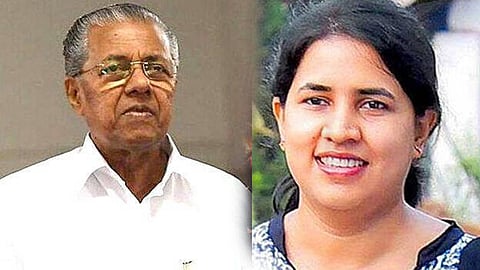 Kerala CM Pinarayi Vijayan and his daughter Veena Vijayan