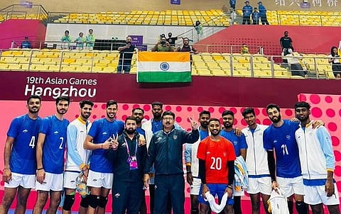 India men's volleyball team enters quarterfinals of Asian Games