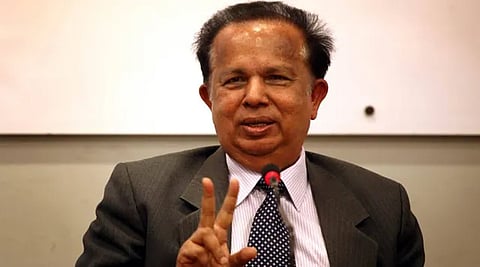 Veteran space scientist G Madhavan Nair