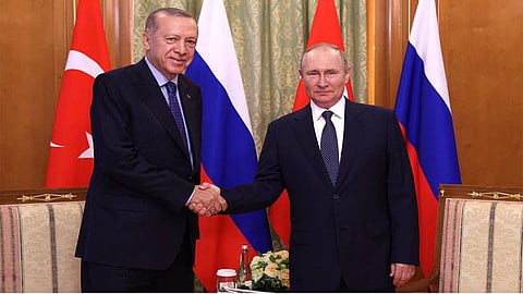 Turkish President Recep Tayyip Erdogan and Russian President Vladimir Putin