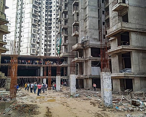 4 workers killed as lift free falls at under-construction society in Greater Noida