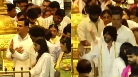Shah Rukh Khan offers prayers at Sri Venkateswara Swamy temple for Jawan release