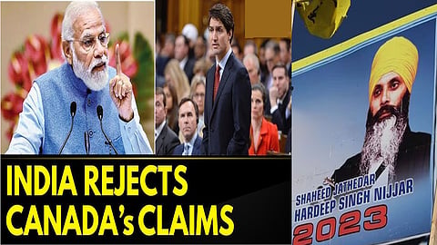 India rejects Trudeau's claim