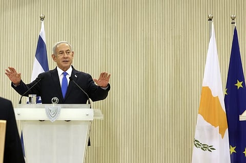 Israel's Prime Minister Benjamin Netanyahu Pitches Fiber Optic Cable Idea to Link Asia and Middle East to Europe