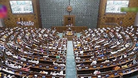 Lok Sabha in the new Parliament Hose