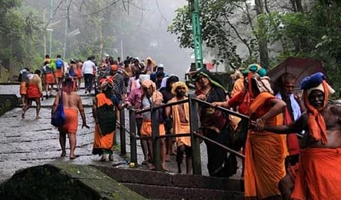 Sabarimala devotees ,Representative image