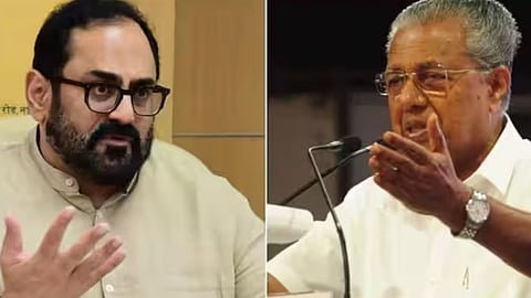 "Those who're poisonous will keep spitting poison...": Kerala CM slams Rajeev Chandrasekhar