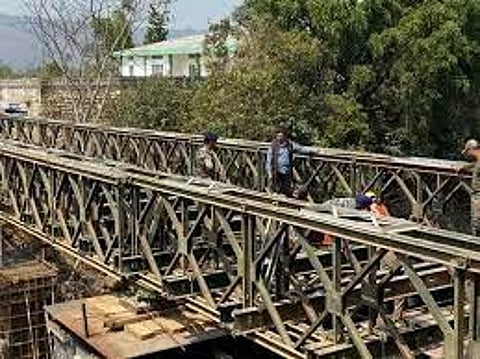 Construction of 9 Bailey bridges across 4 districts of Sikkim