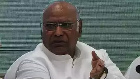 Congress president Mallikarjun Kharge