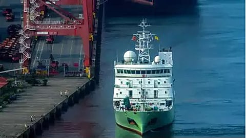Chinese "marine scientific” research vessel