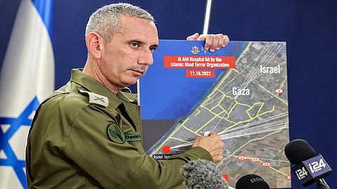 Israel explain the the cause of blast that occured in Gaza hospital