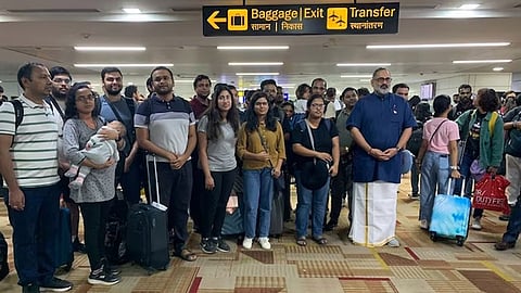 First batch of Indians from Israel arrive in Delhi Airport as part of Operation Ajay