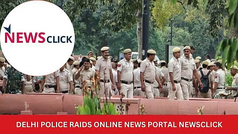 NEWS CLICK raid in New Delhi
