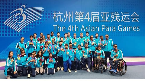 Indian para athlets, who won a total of 111 medal at the Hangzhou Asian Para Games 2023