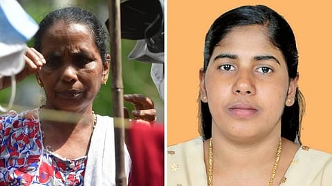 Nimisha Priya (R) and her mother (L)
