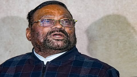 SP's Swami Prasad Maurya asks why Lakshmi has 4 hands, gets rebuked by party