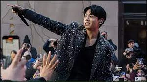 BTS' Jung Kook Surprises Fans with Free Concert at Times Squar
