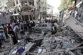 Israeli airstrikes destroy apartments in Gaza refugee camp; ground troops battle Hamas militants
