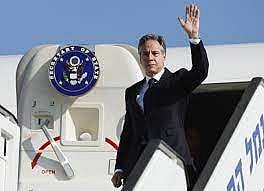 BLINKEN ARRIVES IN ISRAEL