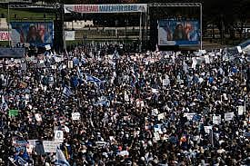 (massive pro-Palestine rally)Representative image