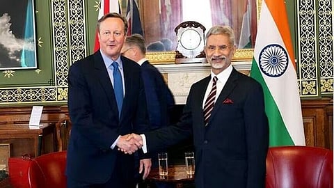 External Affairs Minister S Jaishankar and his UK counterpart David Cameron