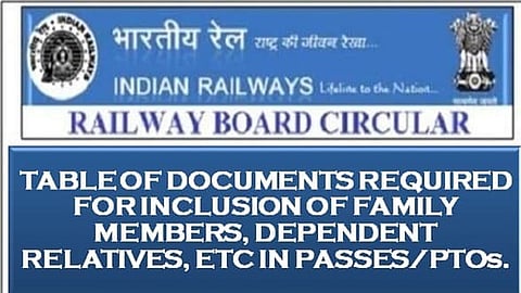Railway Board Circular