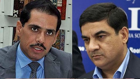 Robert Vadra and Sanjay Bhandari