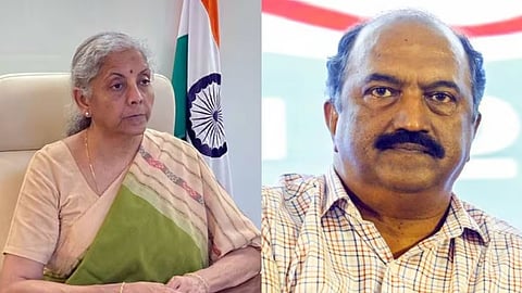 Union FM Nirmala Sitharaman and Kerala FM Balagopal
