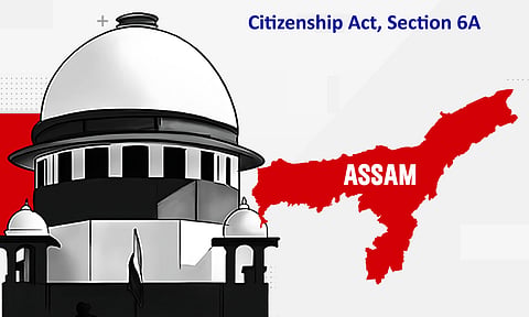 Supreme Court on citizenship act with respect to Assam.