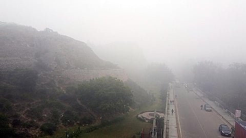 Dense fog in North India