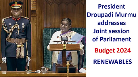 President Droupadi Murmu - Budget session 2024