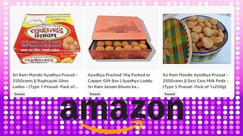 'Shri Ram Mandir Ayodhya Prasad' from Amazon