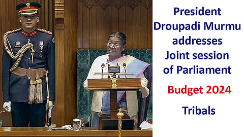 President Droupadi Murmu - Budget session 2024