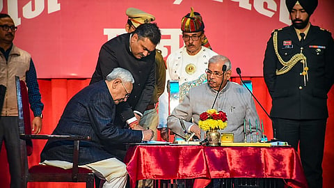 Nitish Kumar back in NDA; takes oath as Bihar CM for record ninth time