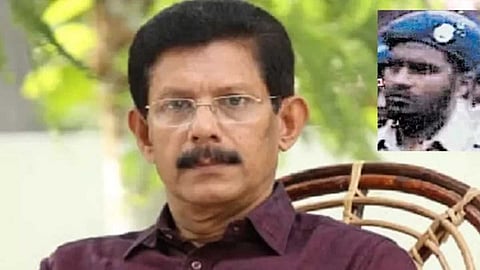 Prof T J Joseph, (inset - main accused Savad)